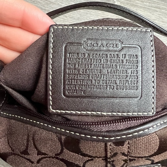 Coach Signature Mini Bag Brown - Picture 4 of 4